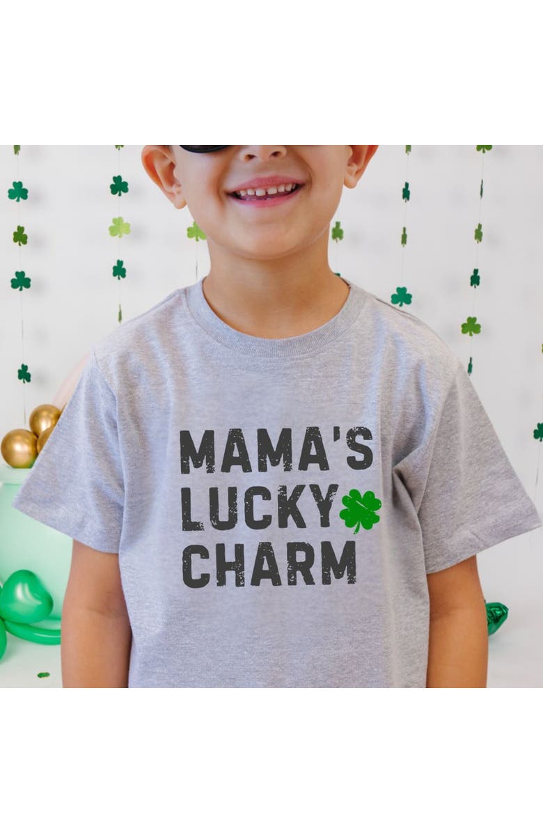 Sweet Wink Mama's Lucky Charm St. Patrick's Day Short Sleeve T-Shirt, Alternate, color, 