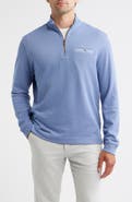 johnnie-O Flame Stitch Quarter Zip Pullover