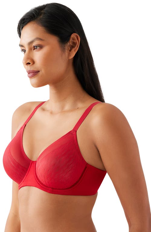 Wacoal Elevated Allure Full Coverage Underwire Bra In Red