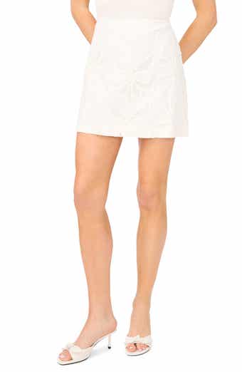 Margaret Open Stitch Miniskirt