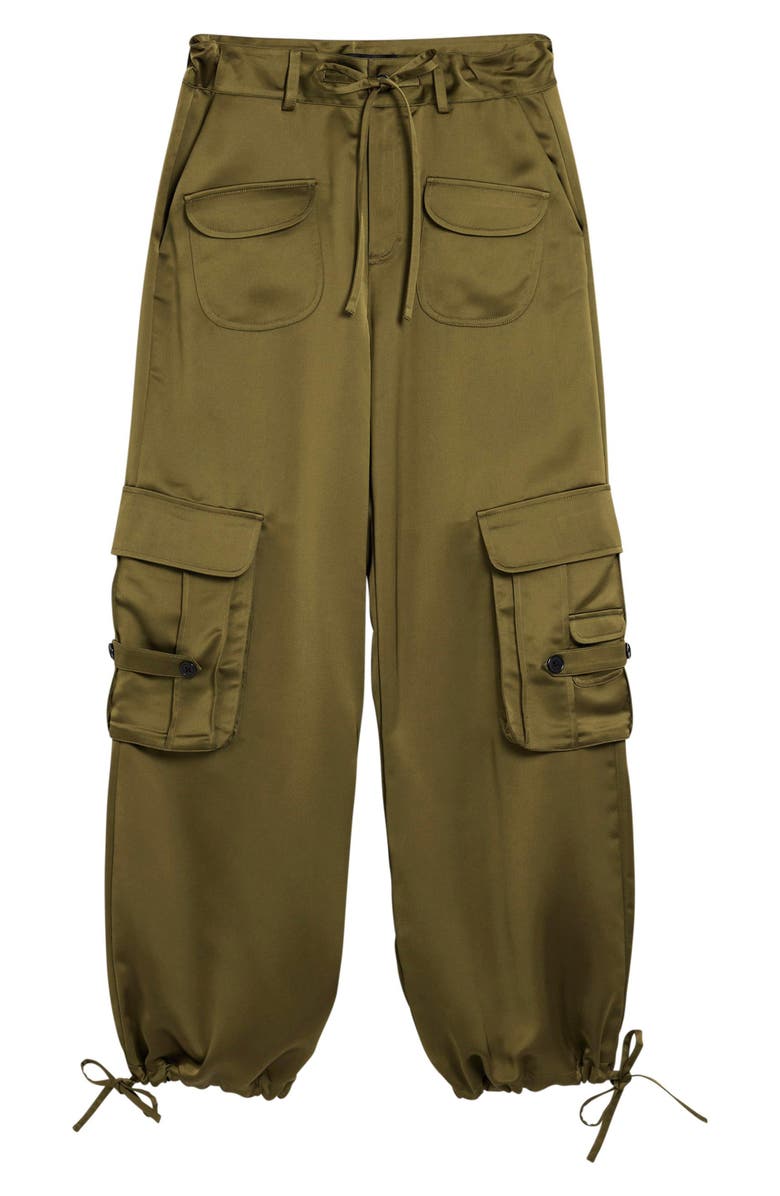 Desigual Taper Cargo Pants, Alternate, color, Light Green