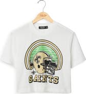 Junk Food New Orleans Saints Graphic Cropped T-Shirt