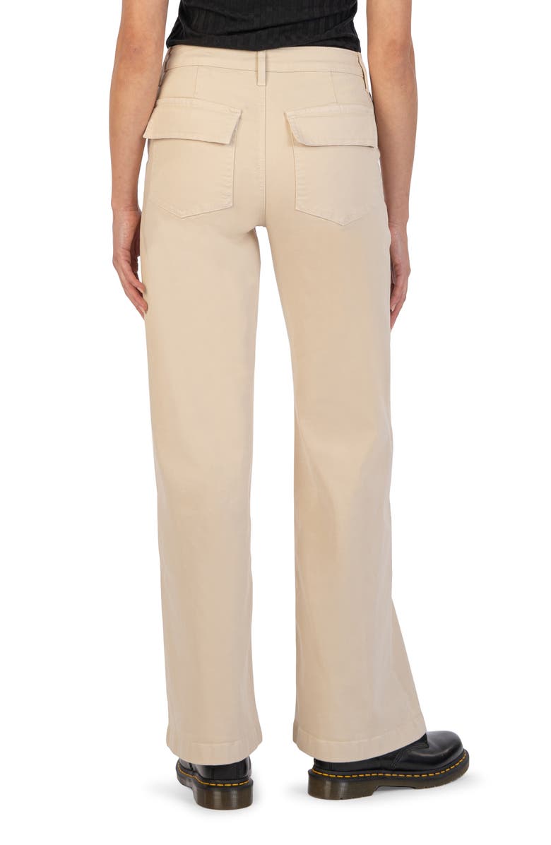 KUT from the Kloth Meg Utility Pocket High Waist Wide Leg Pants, Alternate, color, 