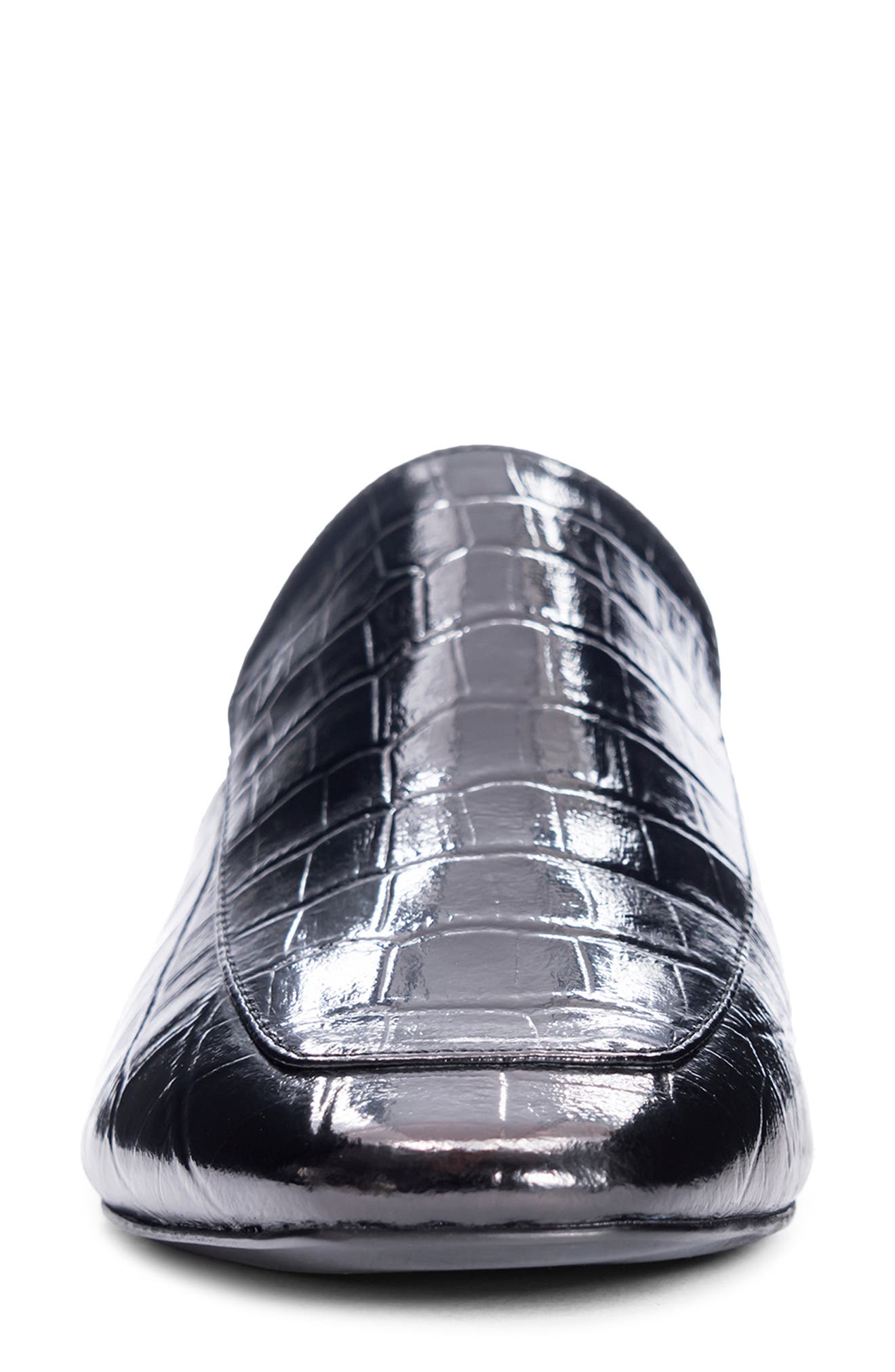 42 Gold Kinsey Loafer Mule, Alternate, color, 