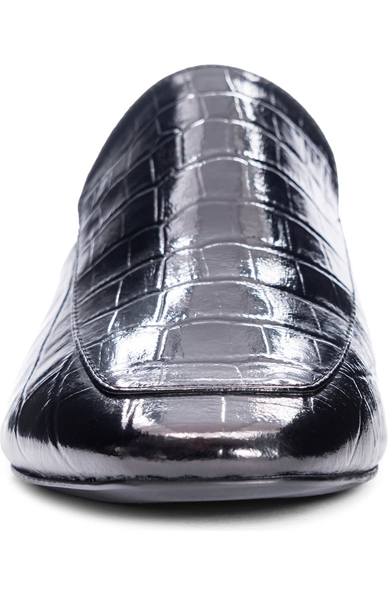 42 Gold Kinsey Loafer Mule, Alternate, color,