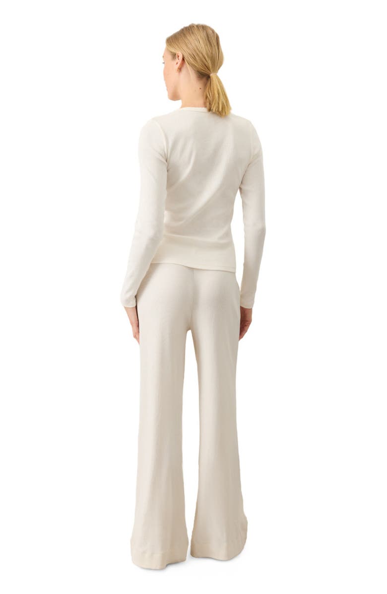 Pact Dream Rib Slim Henley Made With Organic Cotton, Alternate, color, Cream