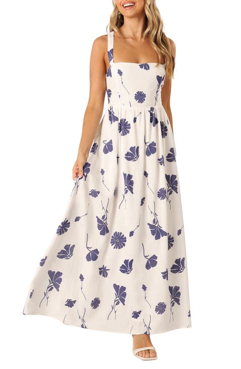 Hazel Floral Print Maxi Sundress