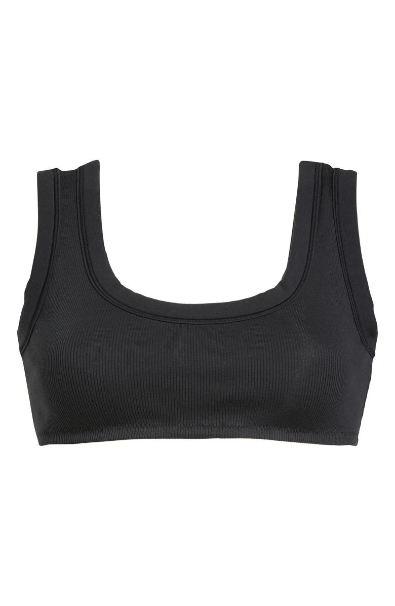 SKIMS Stretch Cotton Rib Scoop Bralette, Alternate, color, 