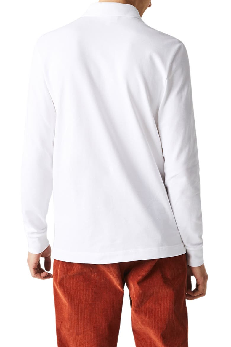 Long Sleeve Polo, Alternate, color, 001 WHITE
