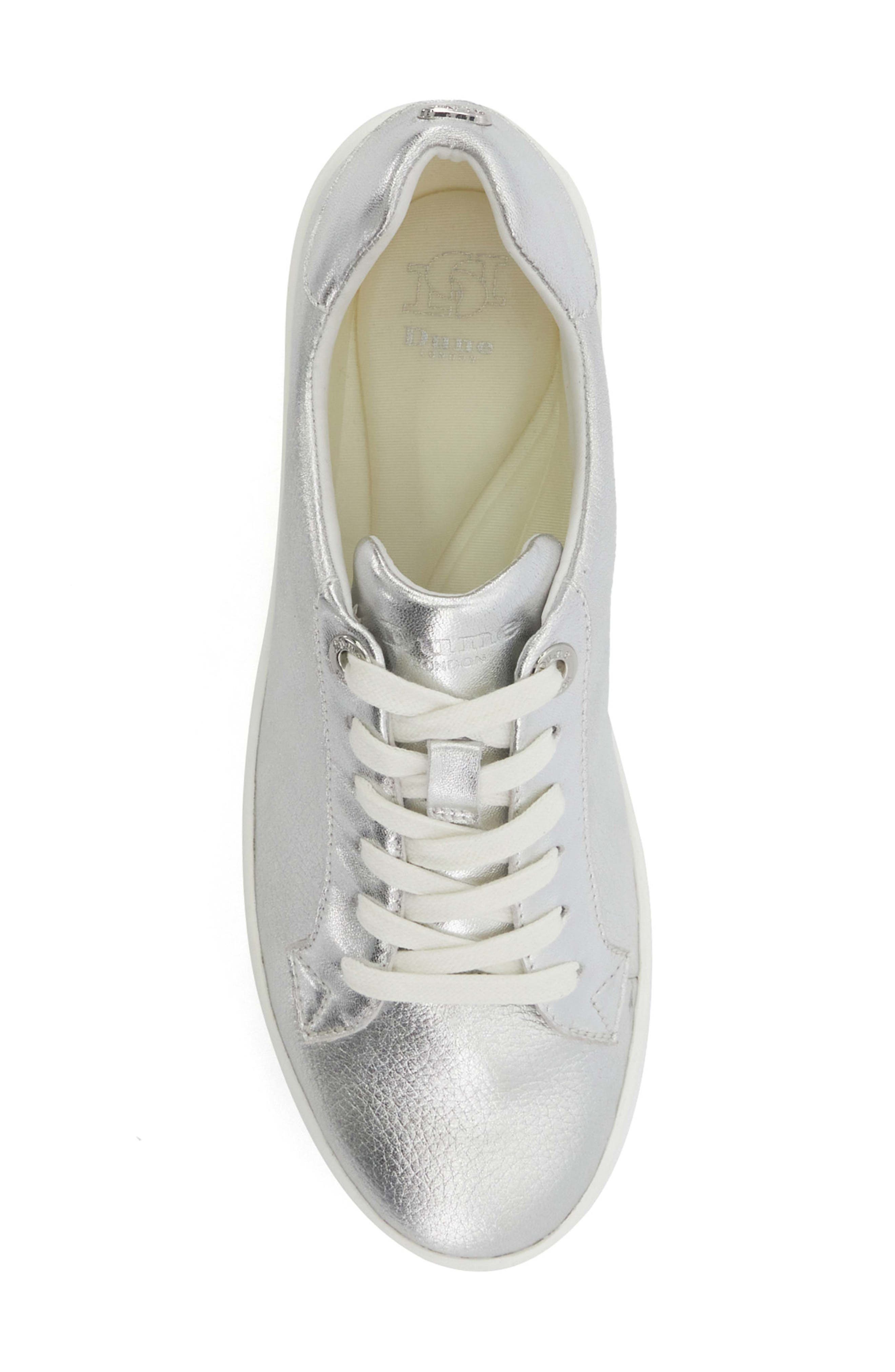 Dune London Episode Platform Sneaker, Alternate, color, Silver