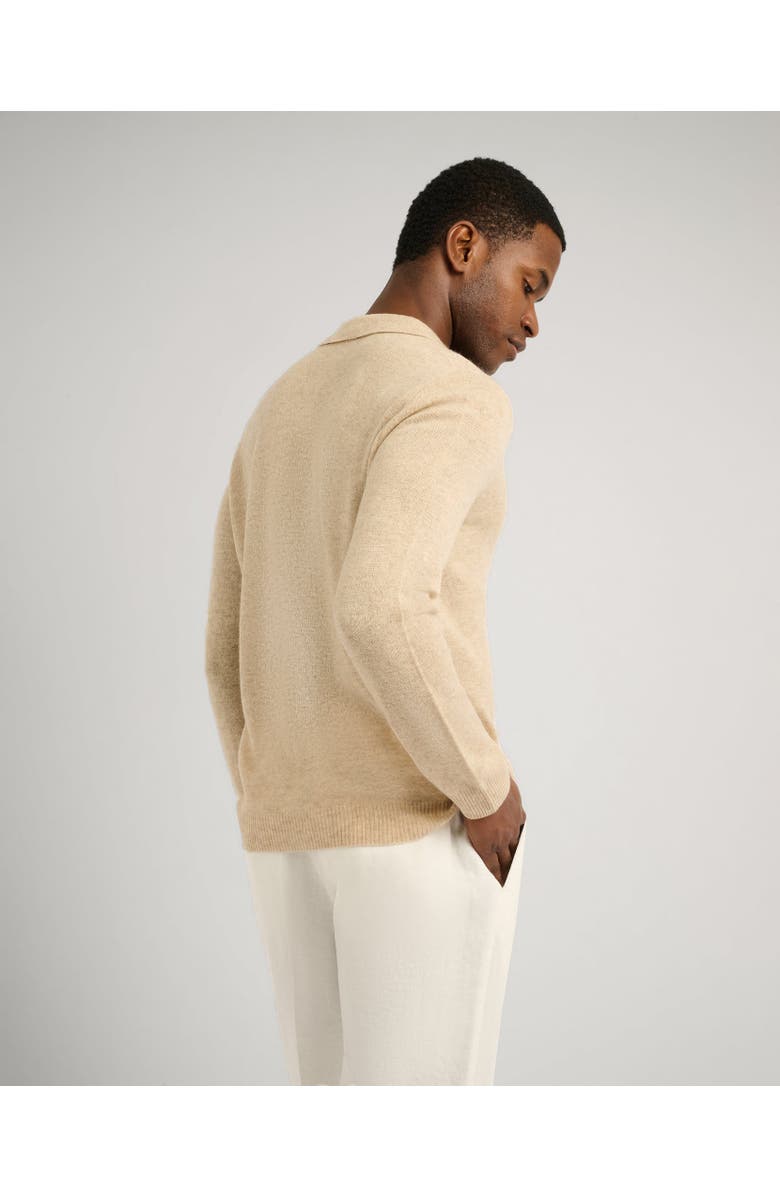 Onia Featherweight Cashmere Sweater Polo, Alternate, color,