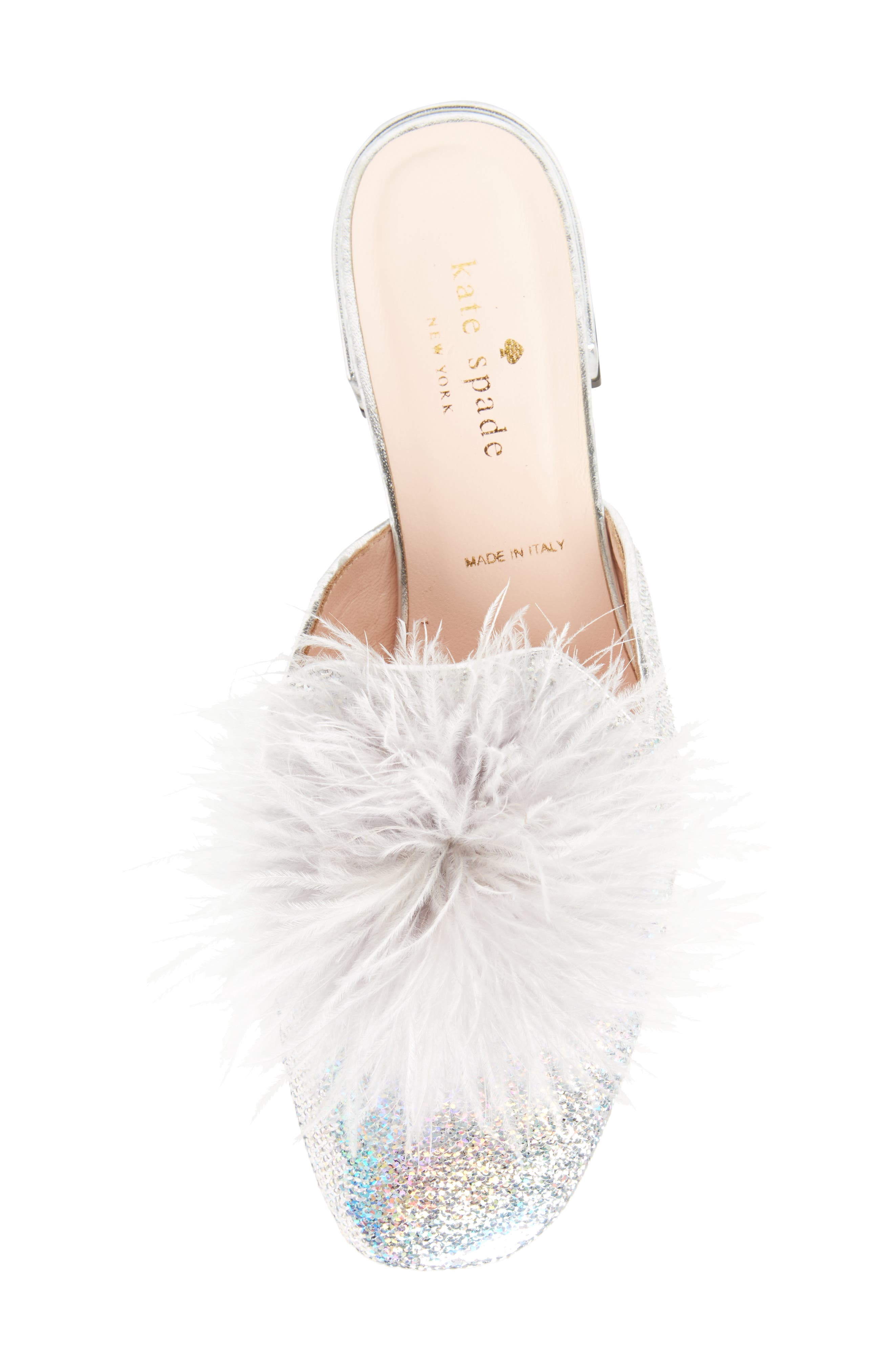 gala mule loafer, Alternate, color, SILVER SEQUINS