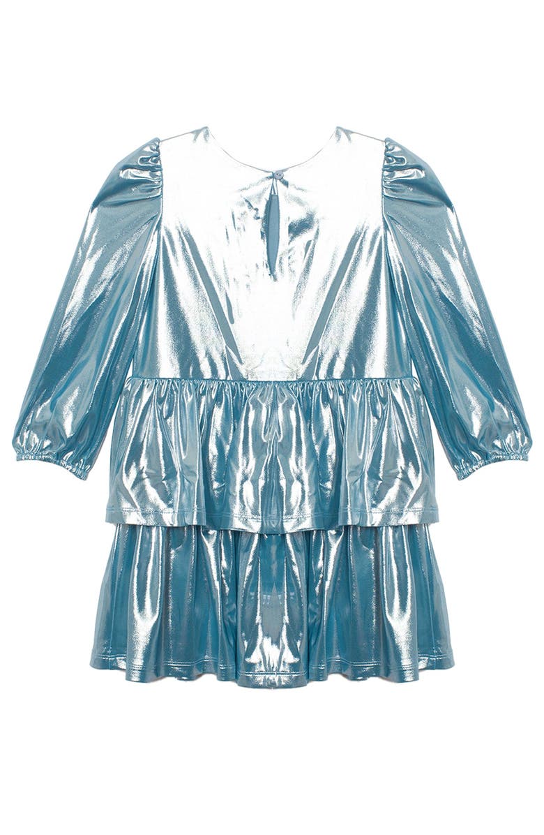 Isobella & Chloe Blue Stardust Dress, Alternate, color, Blue