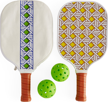 Basketweave Pickleball Set