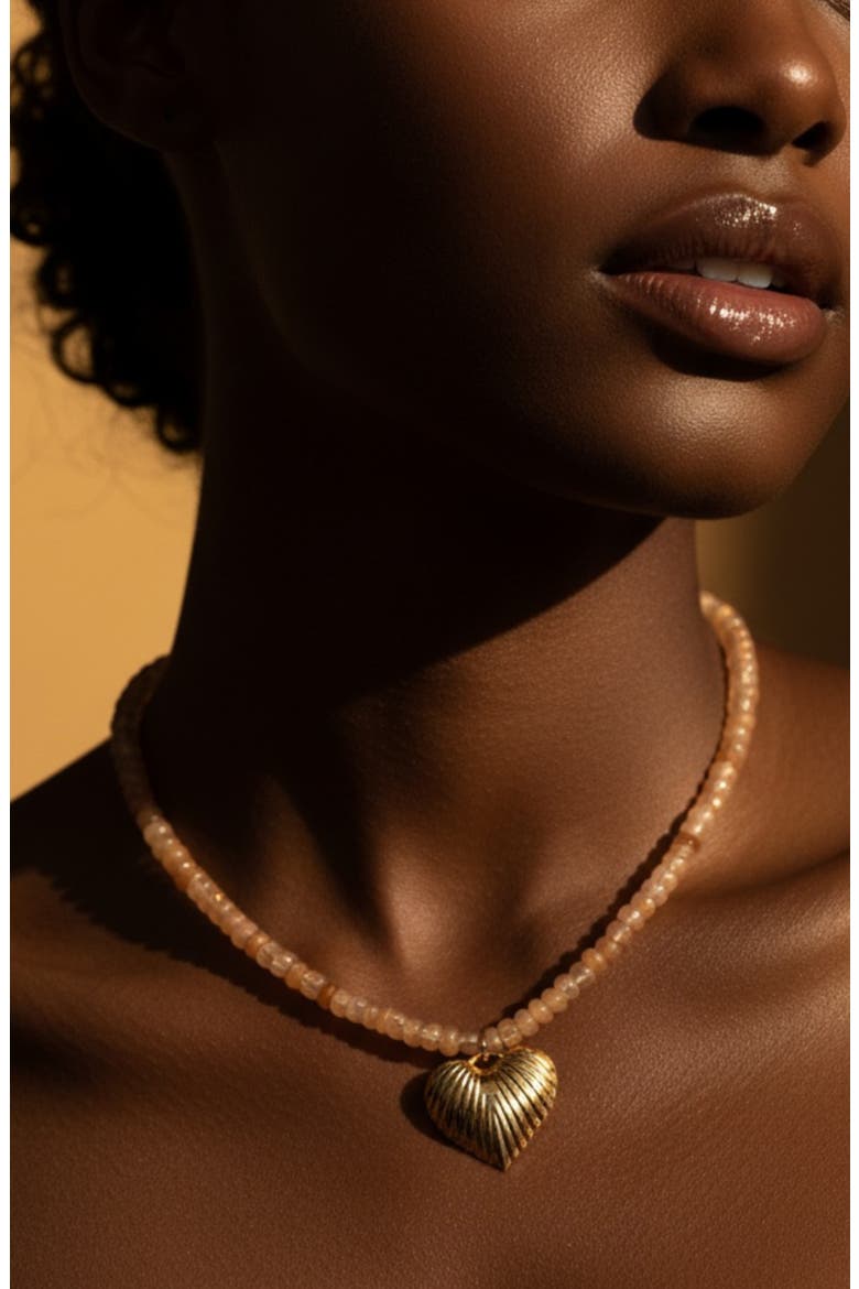 Cola Pendant Necklace, Alternate, color, BEIGE