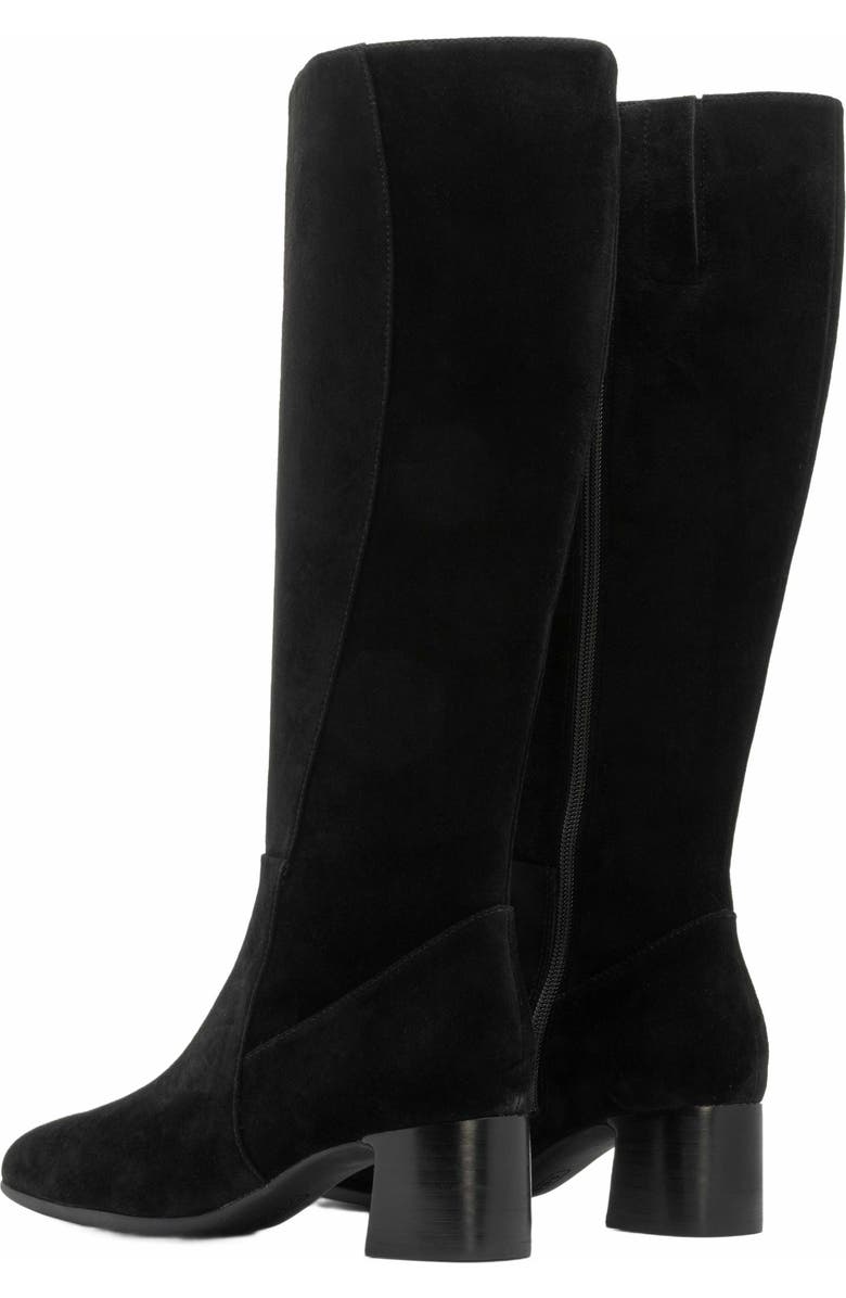 ABEO Avenue Tall Boot, Alternate, color, Black Suede - Regular