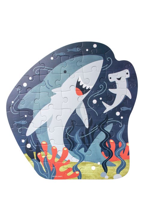 Kids' Shark Shaped Jigsaw Puzzle