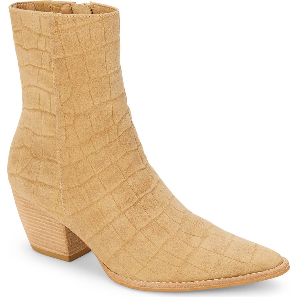 Matisse Caty Western Pointed Toe Bootie In Brown