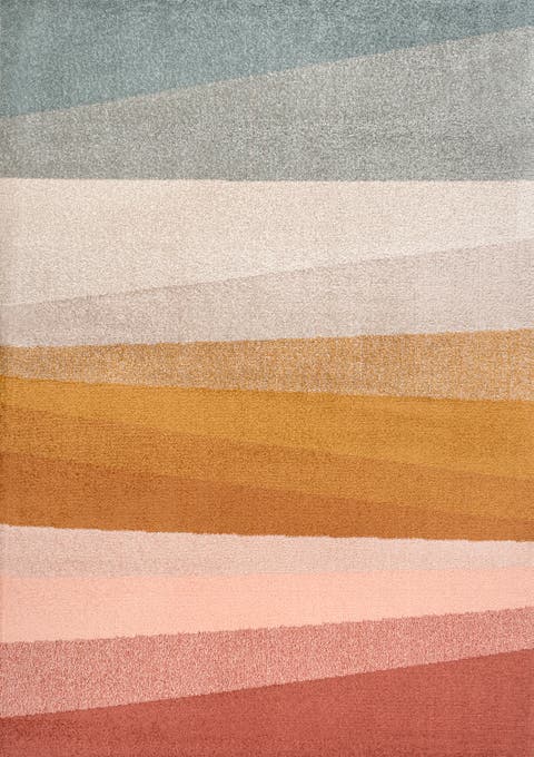 Prism Geometric Striped Area Rug