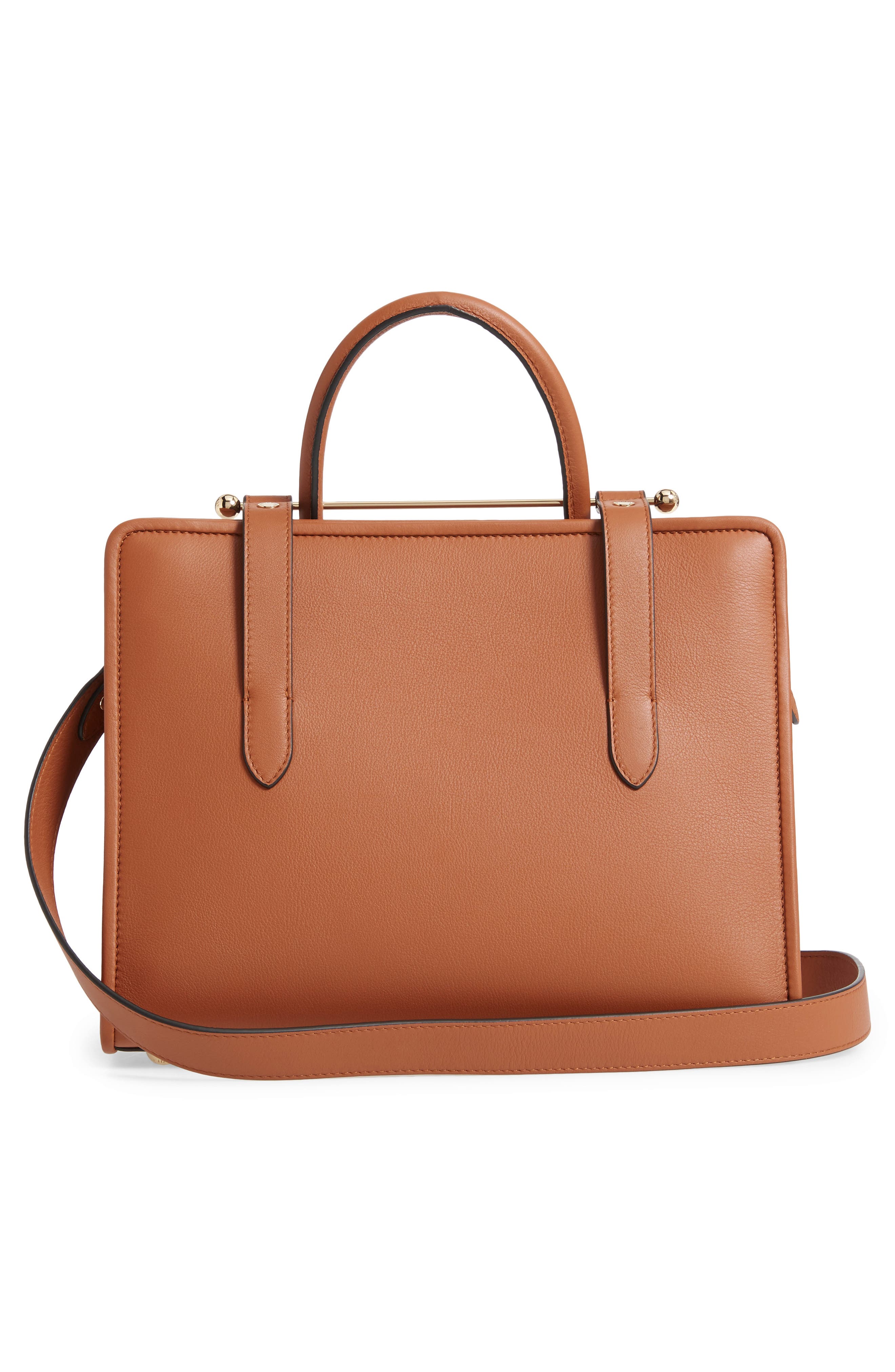 Strathberry Midi Leather Tote, Alternate, color, 
