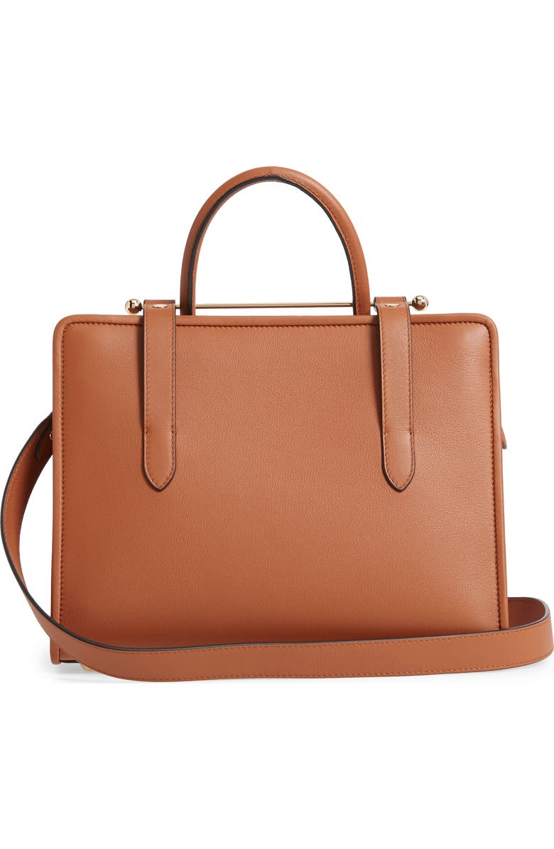 Strathberry Midi Leather Tote, Alternate, color,