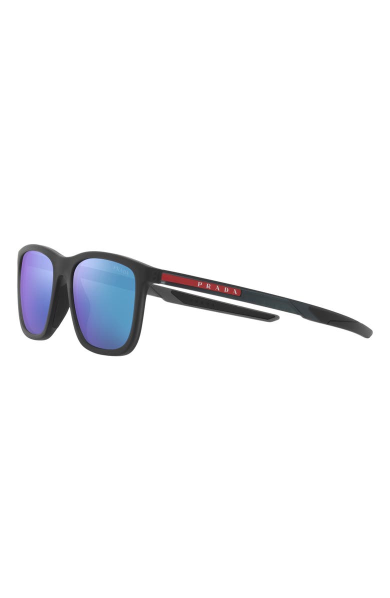 PRADA SPORT 54mm Gradient Pillow Sunglasses, Alternate, color, 