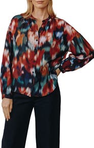 Bella Dahl Split Neck Button Down Shirt