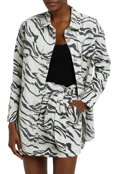 Zebra Print Shacket