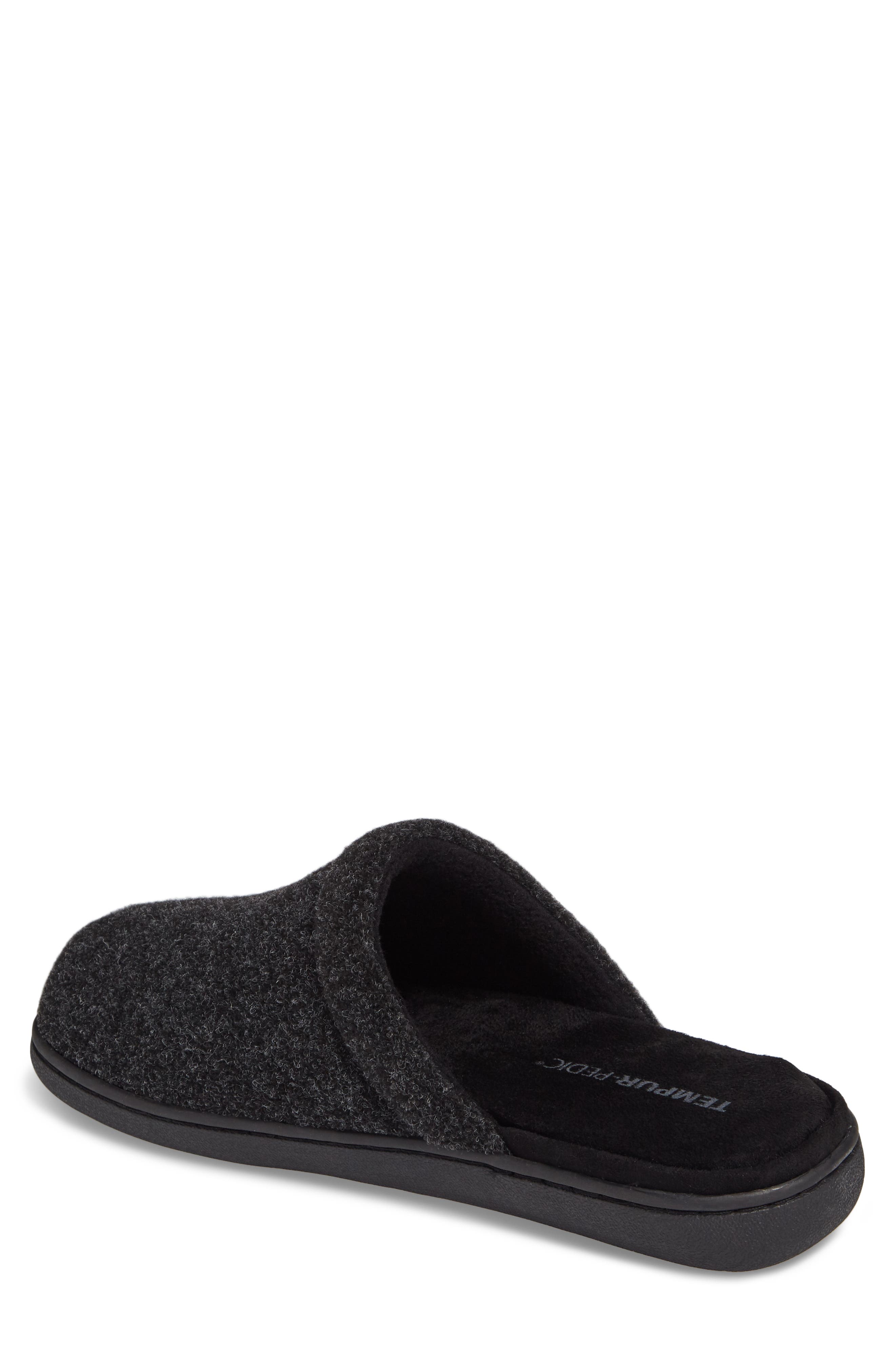 Slipper, Alternate, color, CHARCOAL