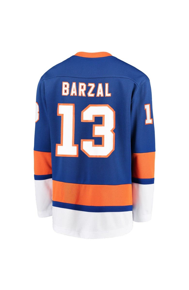 Outerstuff Youth Mathew Barzal Royal New York Islanders Home Player Replica Jersey, Alternate, color, 