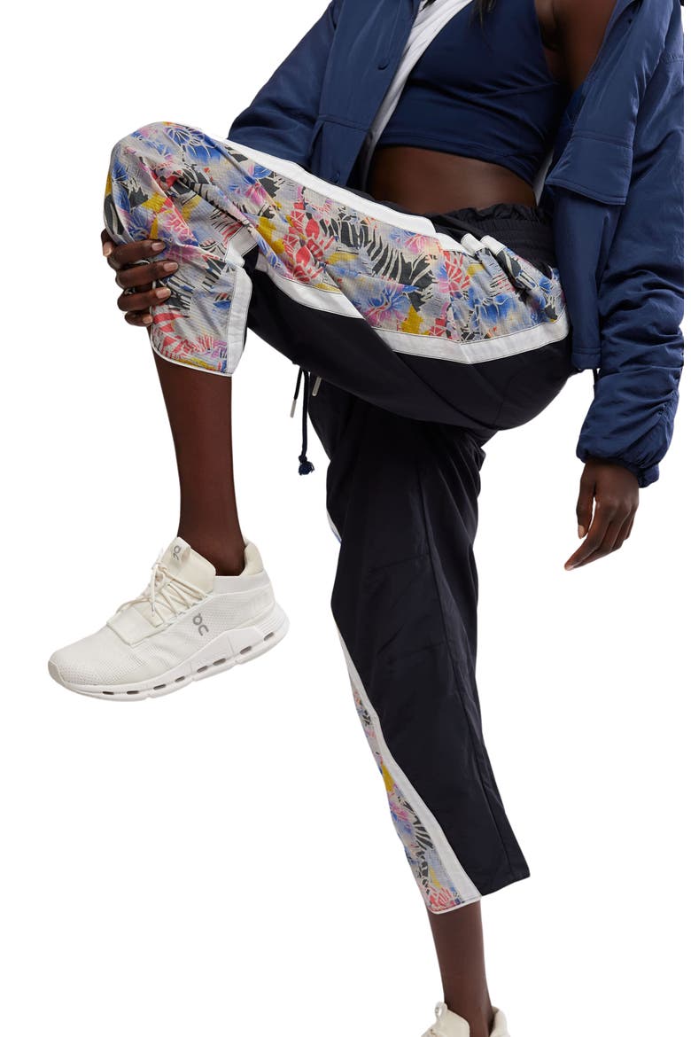 FP Movement Champ is Here Drawstring Pants, Alternate, color, MYSTIC FLORAL COMBO