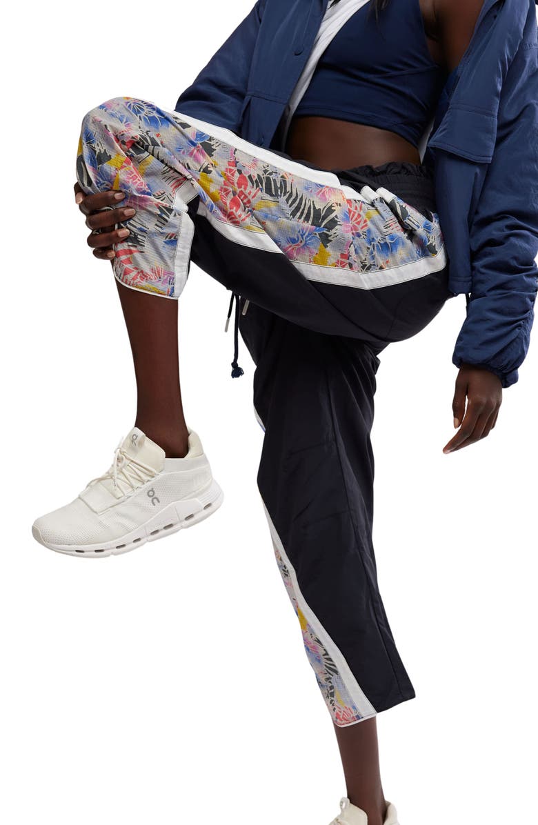 Free People FP Movement Champ is Here Drawstring Pants, Alternate, color, Mystic Floral Combo