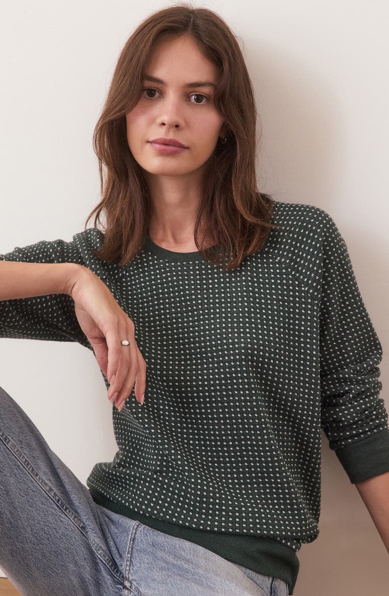 Marine Layer Daisy Textured Stitch Sweater, Alternate, color,