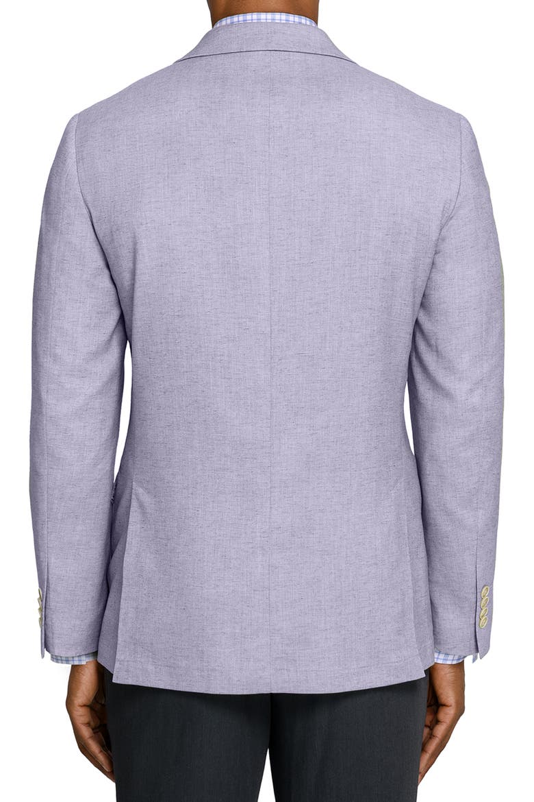Solid Lino Sport Coat, Alternate, color, LILAC