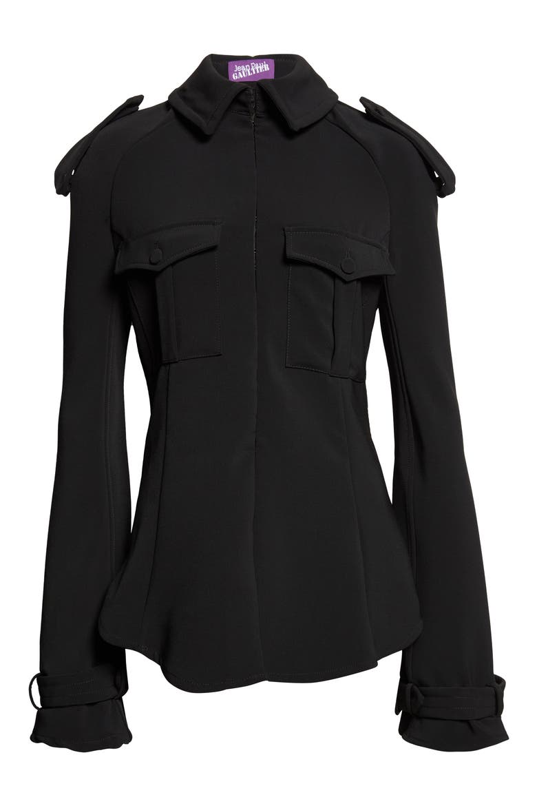 The Military Shirt, Main, color, BLACK
