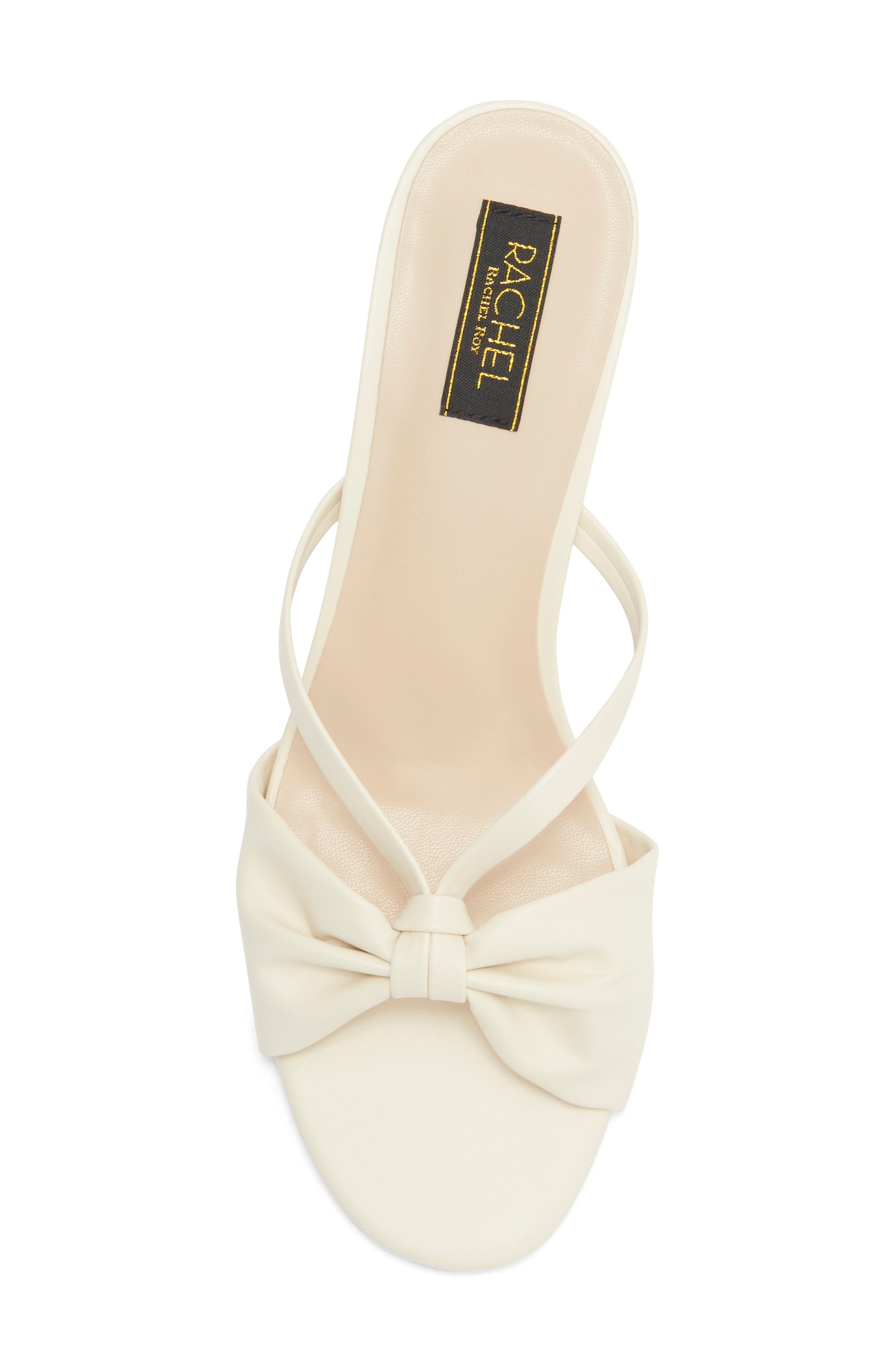 Jane Bow Slide Sandal, Alternate, color, NATURAL