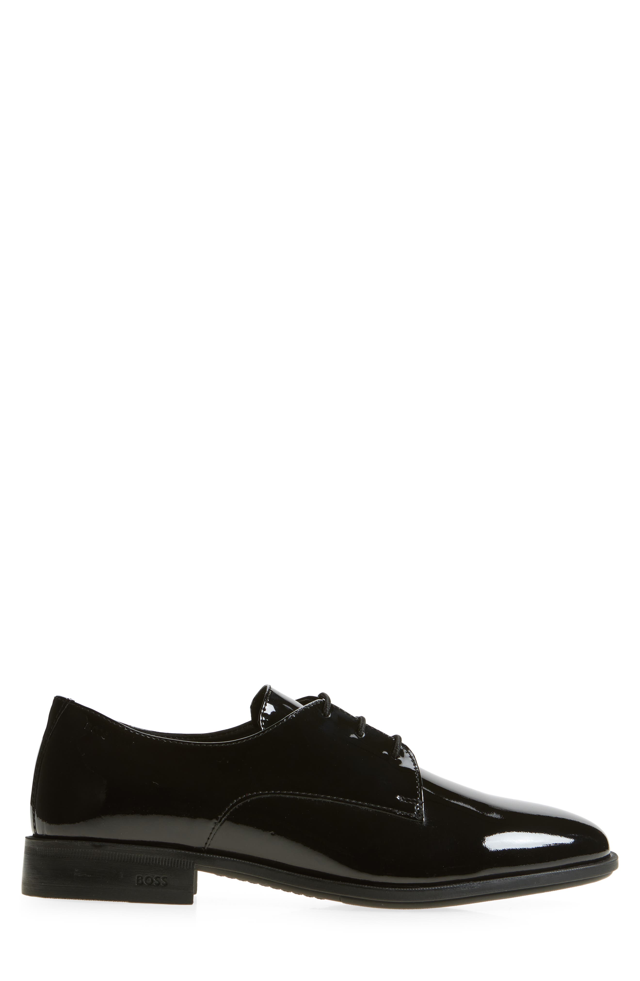 BOSS Colby Patent Derby, Alternate, color, Blk