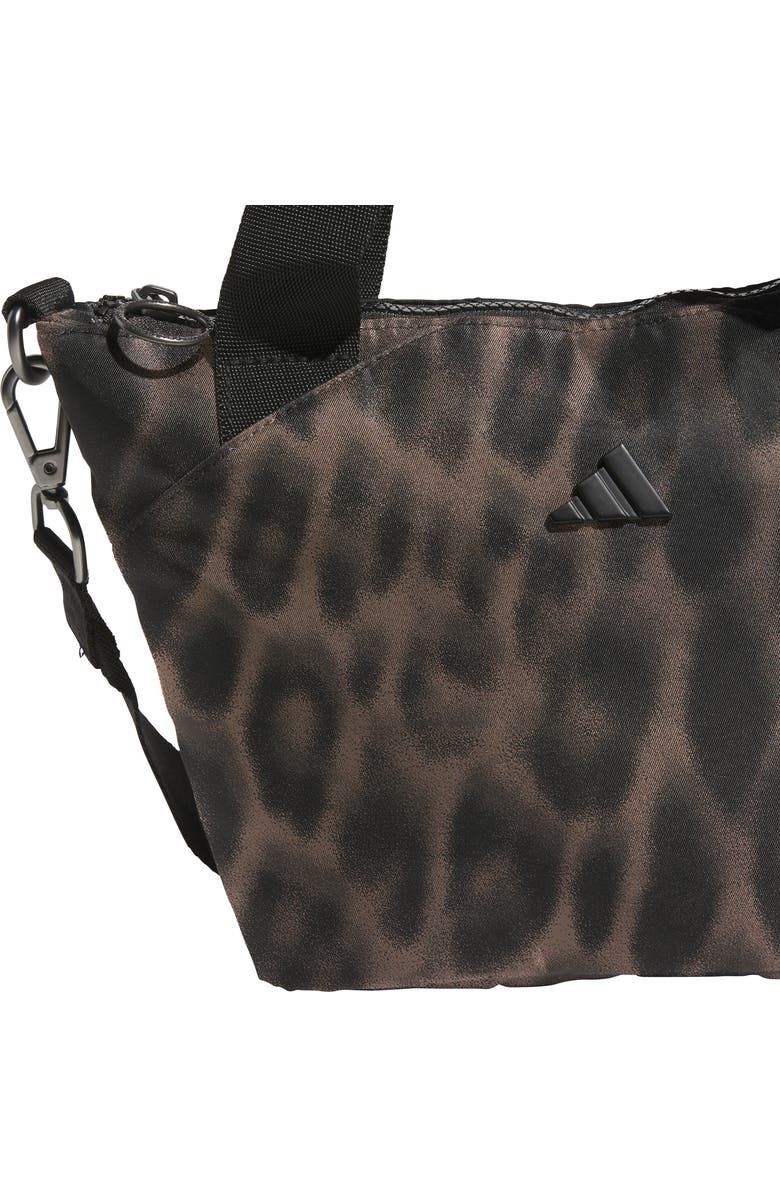 adidas Premium Mini Tote, Alternate, color, Leopard Black-Earth Strata