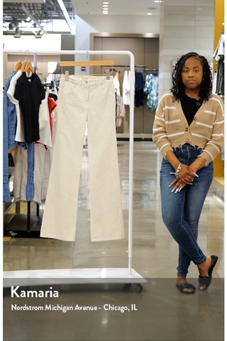 Celia Cotton Blend Corduroy Pants video