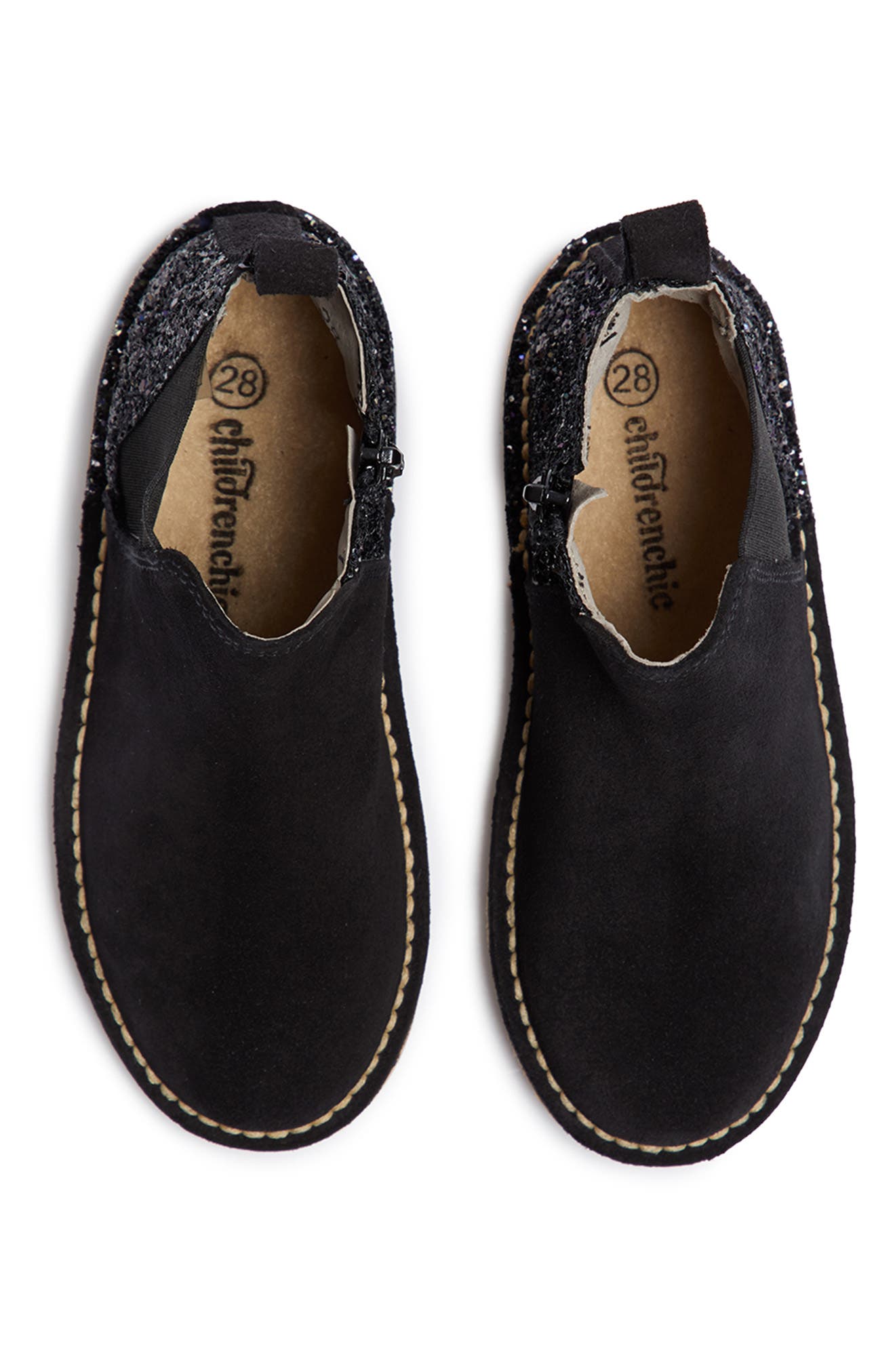 CHILDRENCHIC Kids' Glitter Chelsea Boot, Alternate, color, 