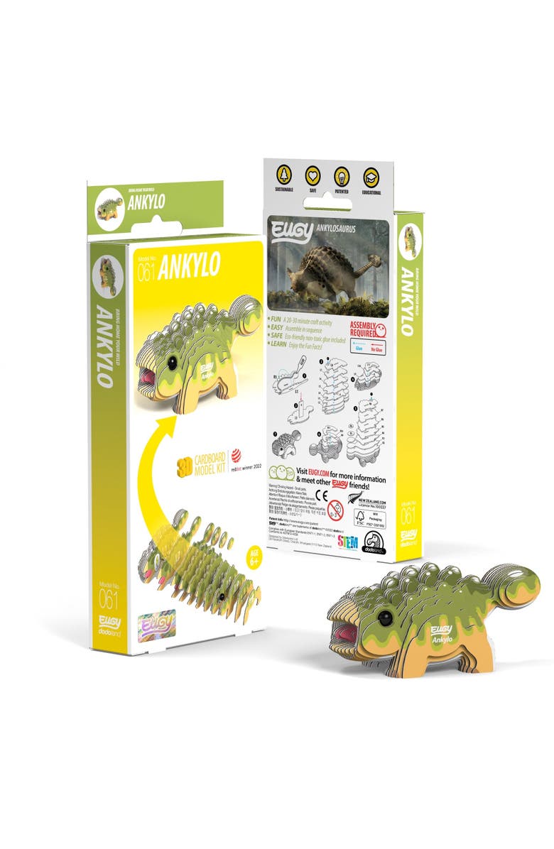 Eugy Puzzles Ankylo 3D Puzzle, Main, color, NO COLOR