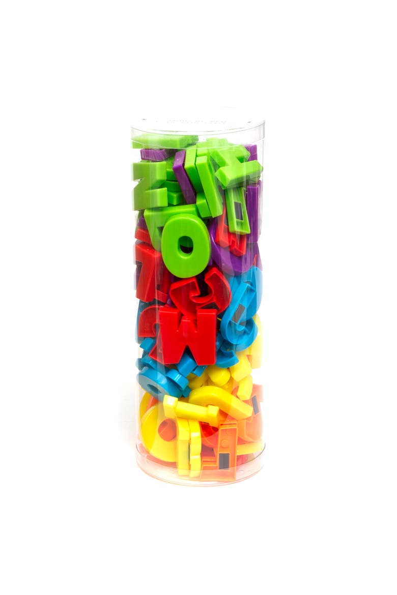 Magnetic Capital Letters & Numbers 120Pc Playset, Alternate, color, Multicolored