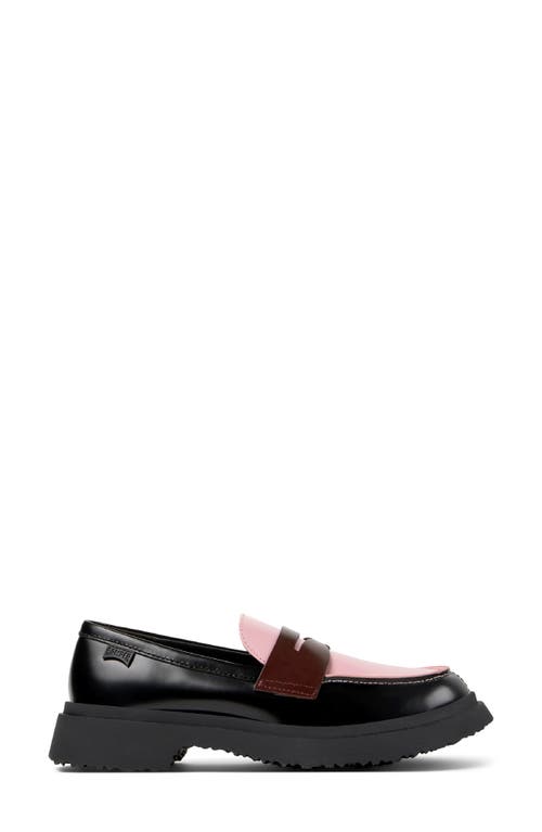 Camper Walden Penny Loafer In Burgundy