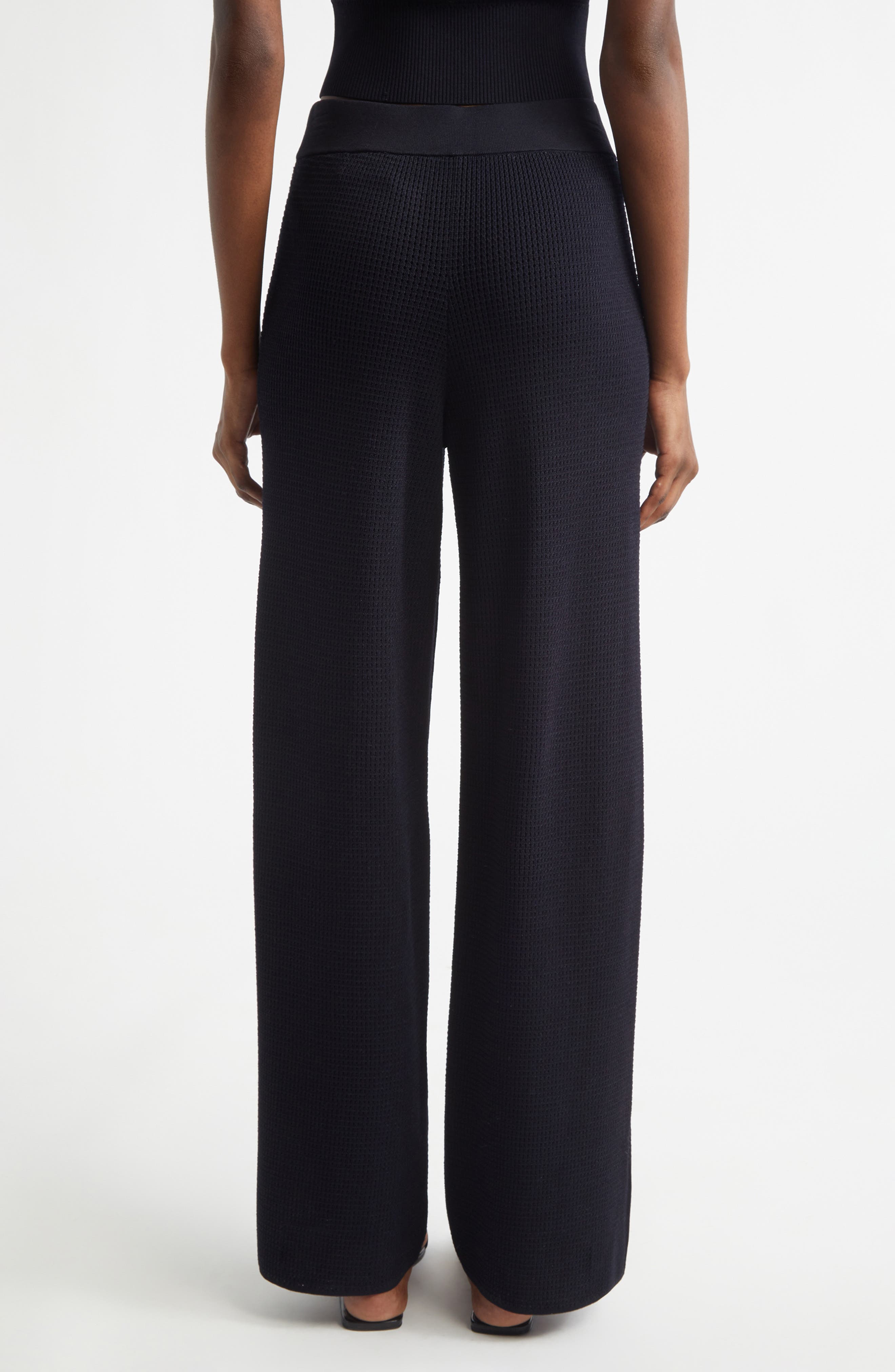 Banks Waffle Stitch Wide Leg Pants - image 2