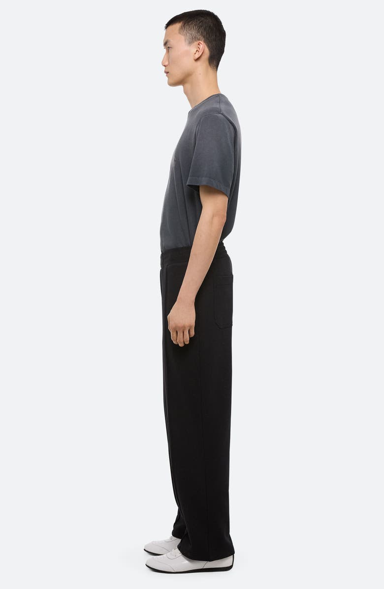 Helmut Lang Embossed Studio Sweatpants, Alternate, color, Black