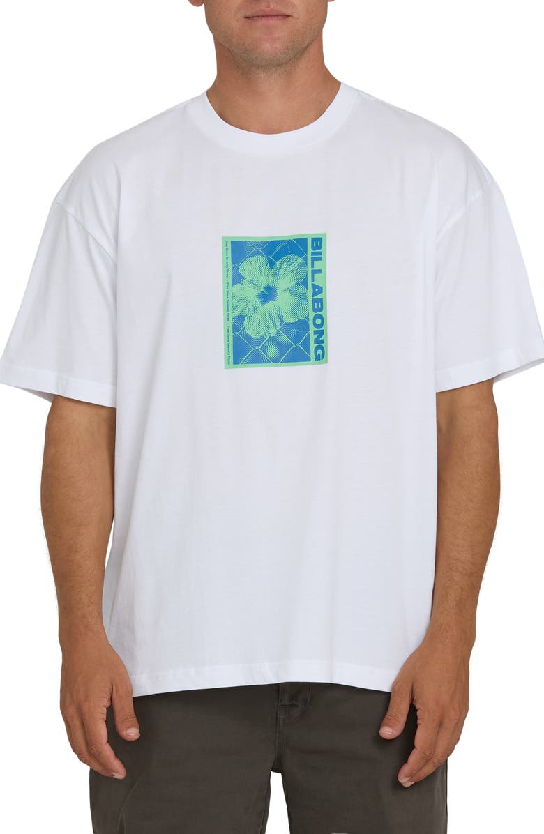 Billabong Link OG Logo Graphic T-Shirt, Main, color, White