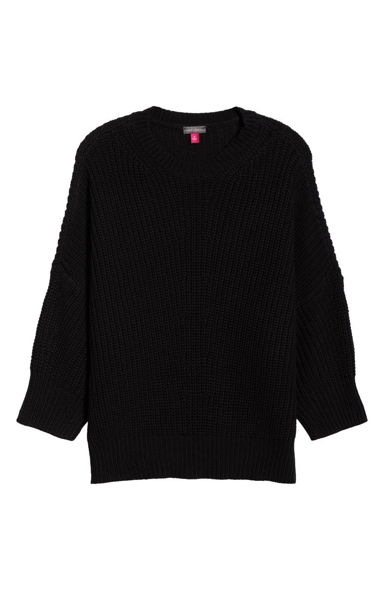 Vince Camuto Crewneck Sweater, Main, color, Rich Black