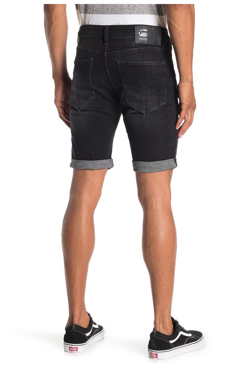 G-Star RAW Elto Slim Cuffed Denim Shorts, Alternate, color, 