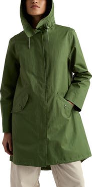 Seasalt Cornwall Seafaring Waterproof Linen & Cotton Hooded Coat