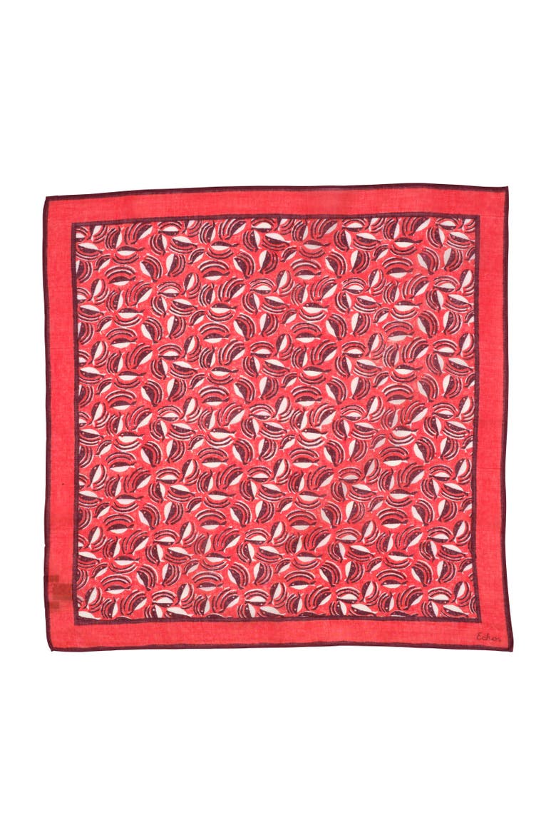 Shoal Of Fish Bandana, Main, color, Fiesta Orange